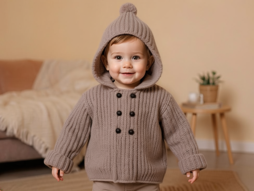Kinder Strickjacke